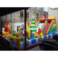 China Commercial Large 0.55mm PVC Inflatable Giant Amusement Park Funcity Equipments For Kids Funny on sale