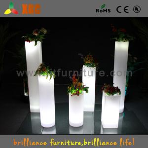 China 結婚式の装飾によって照らされる低い小テーブル、暗い屋外の鍋のRGBの白熱 supplier