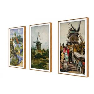 China Wooden Art Frame Digital Signage Vertical 55In BC5000 With Android Frame LCD supplier
