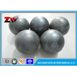China Casting Steel Grinding Balls For Ball Mill / Gold and Copper Mine HRC 45-48 supplier