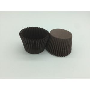 Glassine Brown Greaseproof Cupcake Liners , Wedding Cupcake Wrappers Muffin Baking Cups