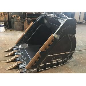 China High Strength Bolt Excavator Rock Bucket For Mining Quarrying supplier