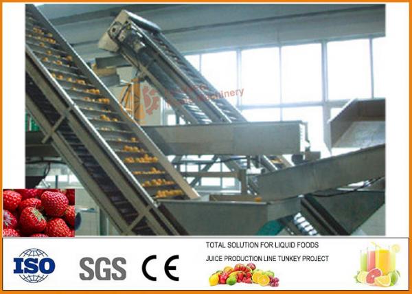 Turnkey Tomato Paste Processing Line , Fresh Strawberry Jam Production