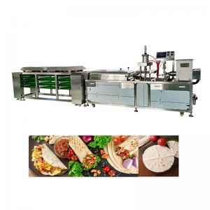 China Full Automatic Flat Bread Making Machine With Double Head 304 SS supplier