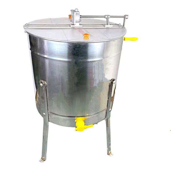 Stainless Steel Honey Bee Honey Extractor 6 Frame Manual With Honey Flow Mouth