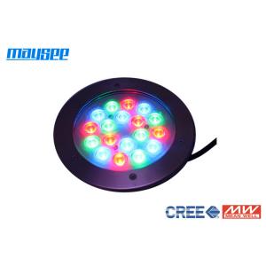 China 18x1w / 18x3w Stainless Steel DMX LED Swimming Pool Underwater Lights supplier