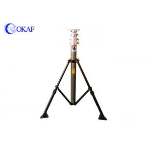 China 30kg Head Load Telescopic Camera Mast / Tripod Mast 6r/ Min Rotation With Lock supplier