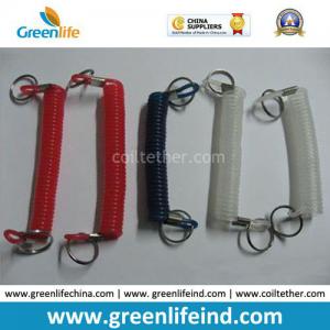 China Popular Bungee Spiral Coil Cord W/Key Ring Ends supplier