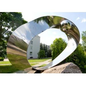 Garden Decor Stainless Steel Sculpture Eye Stainless Steel Mirror Sculpture