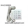 China 16 Button Vandal resistant Encrypting Metal Keypad / Payment Kiosk Keypad wholesale