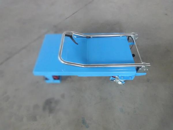 Foldable Handle Finger Manual Scissor Lift Table For Reasing Single Scissor