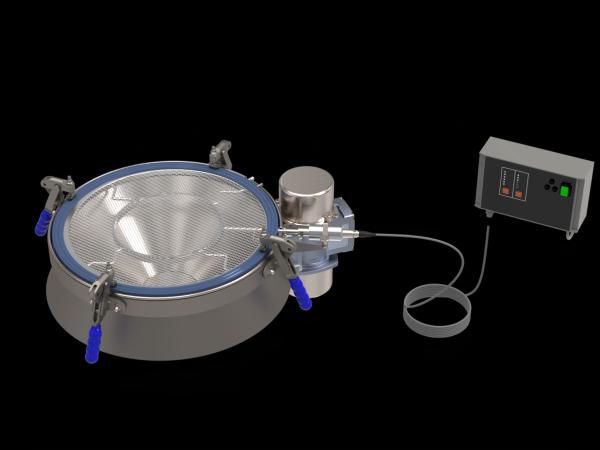 Máquina de tamizado de vibración ultrasónica de resonancia automática con barrido de frecuencia continua