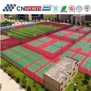 China ITF リジリエントテニスコート床 緩衝クッション層とアクリル上層層 wholesale