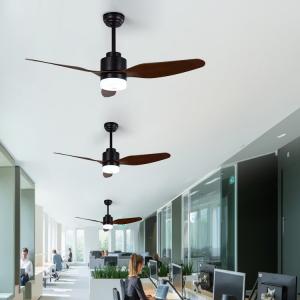 47Inch Abs Plastic Ceiling Fan Blades , 65W Home Office Ceiling Fan With Light
