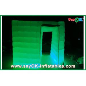 Inflatable Photo Studio Inflatable Cube Photo Booth , Inflatable Mobile Led Light Photo Booth Kiosk
