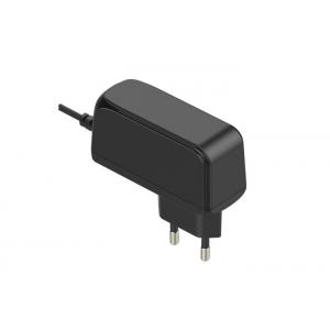 China 18W EU Plug Universal AC Power Adapter Black Color Energy Star Class 6 Efficiency supplier