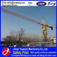 China Oversea service installation 8t QTZ80-6010 building tower crane on sale