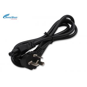 6FT Power Cord Cable 18AWG PVC IEC C5 3 Prong AC 0.75mm2 Bare Copper Conductor