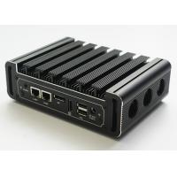 China Aluminum Material Industrial Mini PC Intel i3 6100U Dual Core 2.3GHz 2 LAN Port on sale