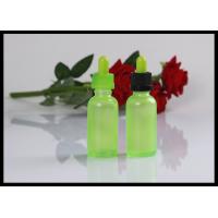 China 30ml 1oz E cig Liquid Bottle Essential Oil Glass Dropper Bottle Light Green on sale