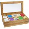 hot sell tea packaging box bamboo box for tea with 10 component for high quality