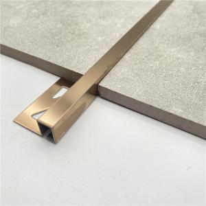 Drop Shipping Factory Whosale Price Aluminium External Corner Angle Ceramic Edge Gold Aluminium L Shape Tile Trim