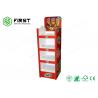 Easy Assembly Retail Corrugated Cardboard Display Floor Potato Chips Display