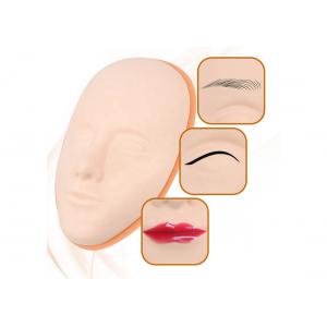 3D Eyebrow Lip Microblading Silicone Practice Skin Makeup Mannequin Head Tattoo Face Training