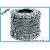 Border Security Protection Galvanized Barbed Wire Steel ASTM Standards