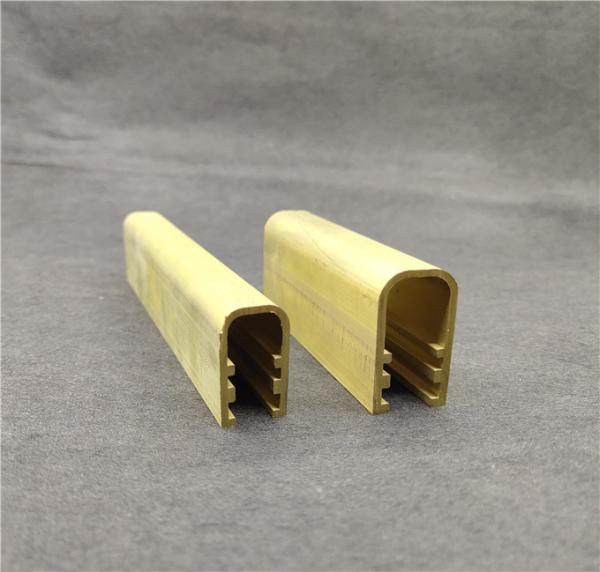 6 meter Length Brass U Profile , Rustproof Brass Tile Trim