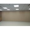 Ballroom Wooden Sliding Acoustical Hotel Partition Walls With Single / Double