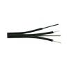 Flexible Pre Terminated FTTH Drop Fiber Optic Cable / Fiber Optic TV Cable