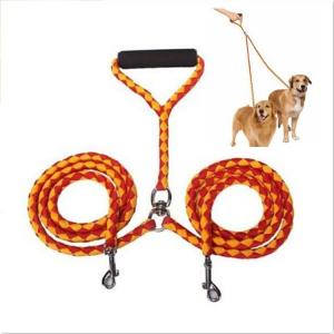 Anti Entanglement Pet Traction Rope Double Dog Walking Rope