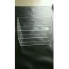 China Clear 3- Shelve Tabletop Acrylic Nail Polish Display Rack Organizer Plexiglass Cosmetic Display Stand wholesale
