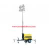 Mobile Light Tower Generator Hand Elevated Solar Type Lighting Tower