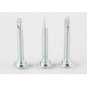 White Painted Bugle Head Self Drilling Screw Coarse Thread 4 Rib Non Standard