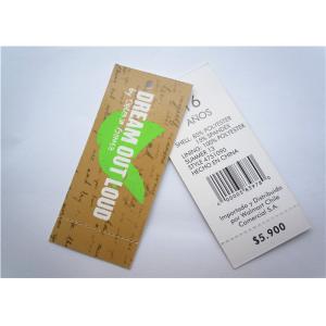 Recyclable Clothing Label Tags Jeans Paper Hang Tag Garment Accessory