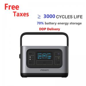 Car Charge AC Type-C USB DC Output Lithium Portable Power Station 230V 50Hz 1000W
