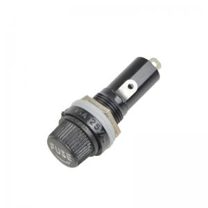 China 10A 250VAC Glass Tube Fuse Holder Panel Mount For Older Automotive Applications supplier