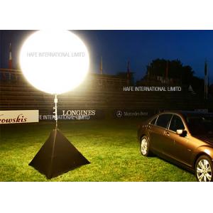 Battery Power Inflatable Led Light With DC200W Pearl LED For Outside Seaside Events