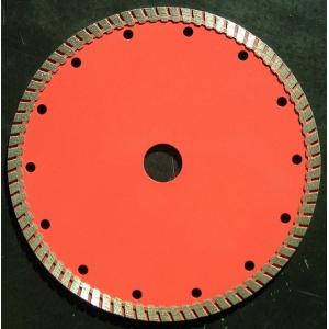 China Red 7 Inch   Turbo Diamond Saw Blade For Granite  ,  230mm Concrete Grinding Disc supplier