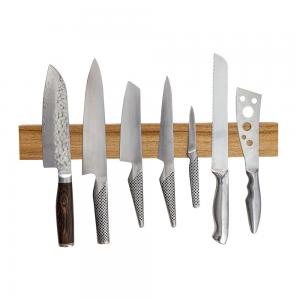 China Wood Magnet Strip Rack Magnetic Knife Holder Magnetic Suction Hang Lever Kitchen Accessory supplier