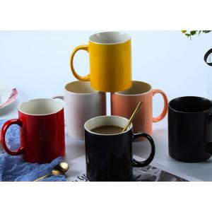 Sublimation 330ml 11OZ Ceramic Mug Cup In Red Yellow Black