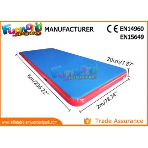 China Customized Inflatable Air Track For Gym / Inflatable Tumble Track wholesale