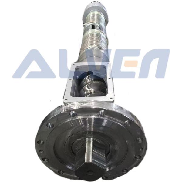 バイメタルスクリューバレル 38CrMoAlA、窒化深さ0.8～1.2mm