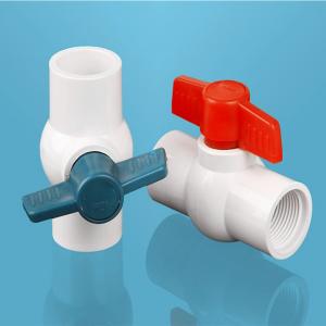 Water Media UPVC Plastic Socket Water Valve Pool Valve PVC Ball Valve for Blow-Down