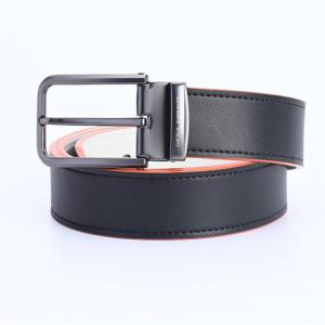 High Quality Customized Logo Fashion And Elegant Simple Pure Cowhide Luxury Men'S Belt