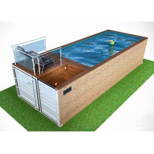 China Topshaw Hot Dipped Galvanized Frame Shipping Container Swimming Pool for sale supplier