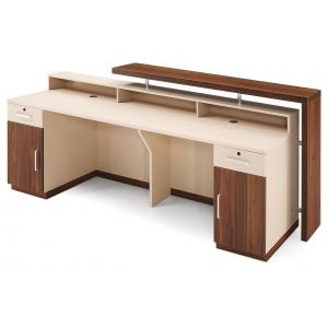 BAILI 2.5M Wooden Reception Counter Melamine Faced Board