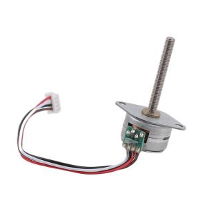 15MM Micro Stepper Motor 2-Phase 4-Wire 18 Degree Permanent Magnet With Spiral Shaft